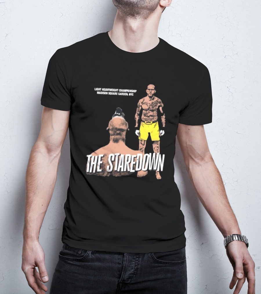 The Staredown Light Heavyweight Championship Madison Square Garden NYC T-Shirt