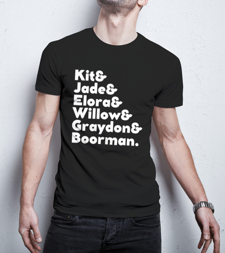 Kit Jade Elora Willow Graydon Boorman Willow TV Show Character List T-Shirt