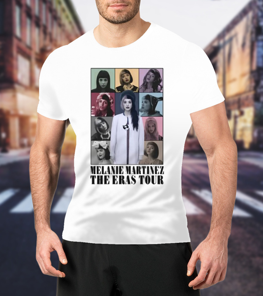 MELANIE MARTINEZ THE ERAS TOUR MULTICOLOR GRID PORTRAITS T-Shirt