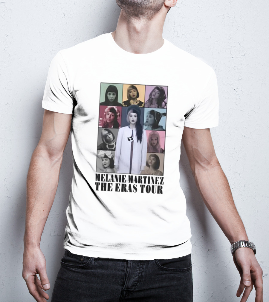 MELANIE MARTINEZ THE ERAS TOUR MULTICOLOR GRID PORTRAITS T-Shirt