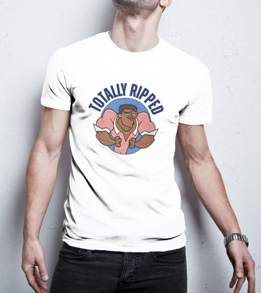 Total Drama Island Character Flexing Muscles Totally Ripped T-Shirt