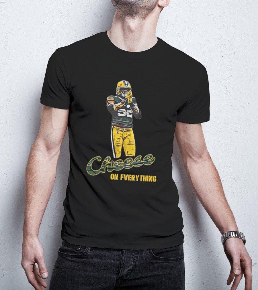 Cheese On Everything Rashan Gary Packers Fan Gear T-Shirt
