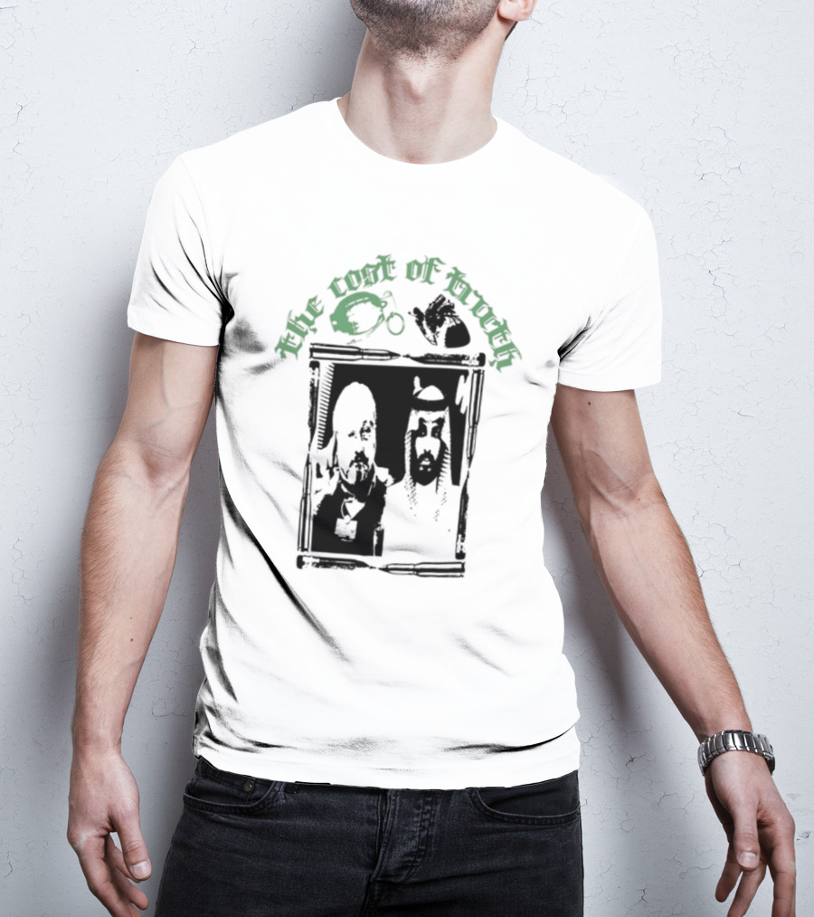 The Cost Of Truth Newspaper Collage T-Shirt