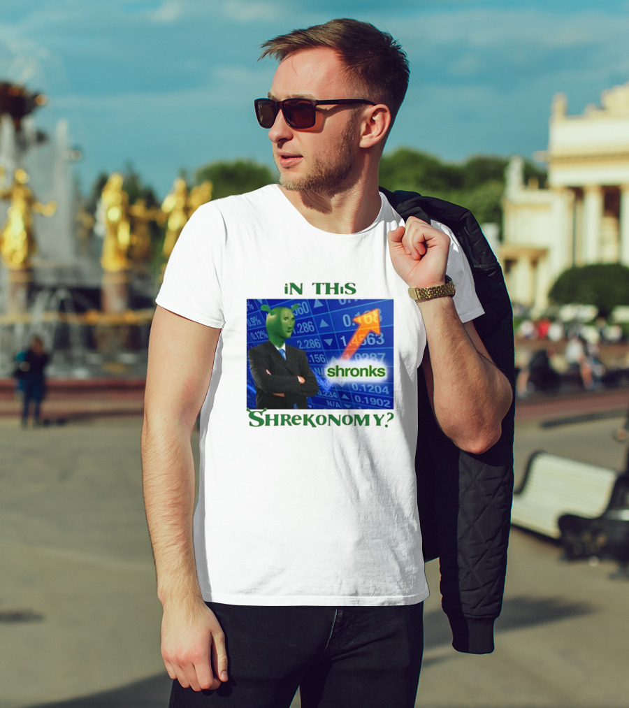Shirts That Go Hard Shronks In This Shrekonomy Stock Market T-Shirt