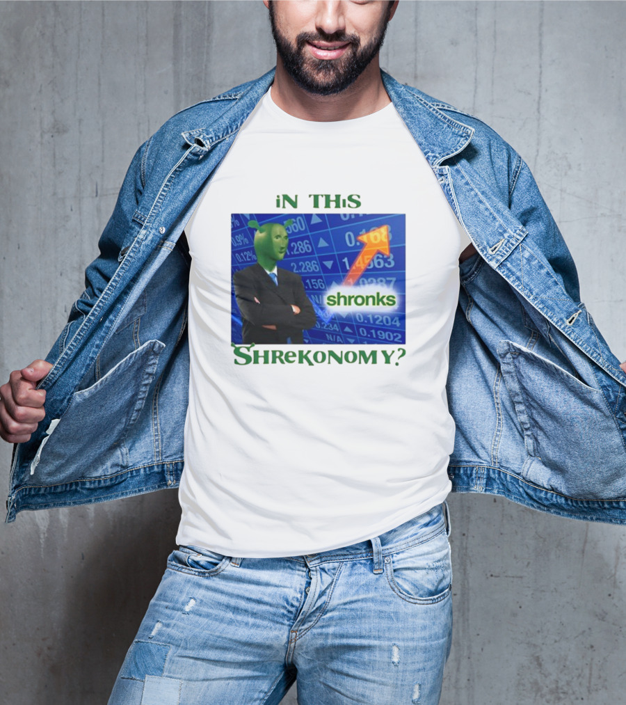 Shirts That Go Hard Shronks In This Shrekonomy Stock Market T-Shirt