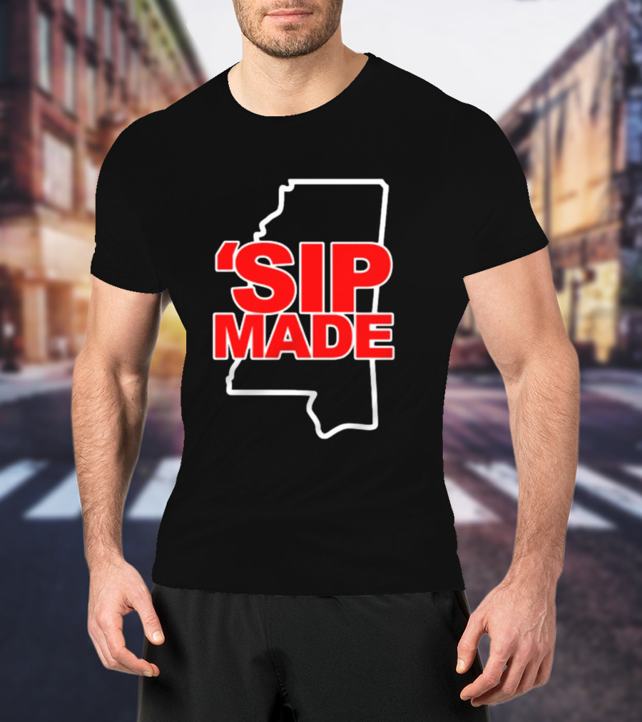 Kelvin Bolden 'Sip Made Mississippi State Outline T-Shirt