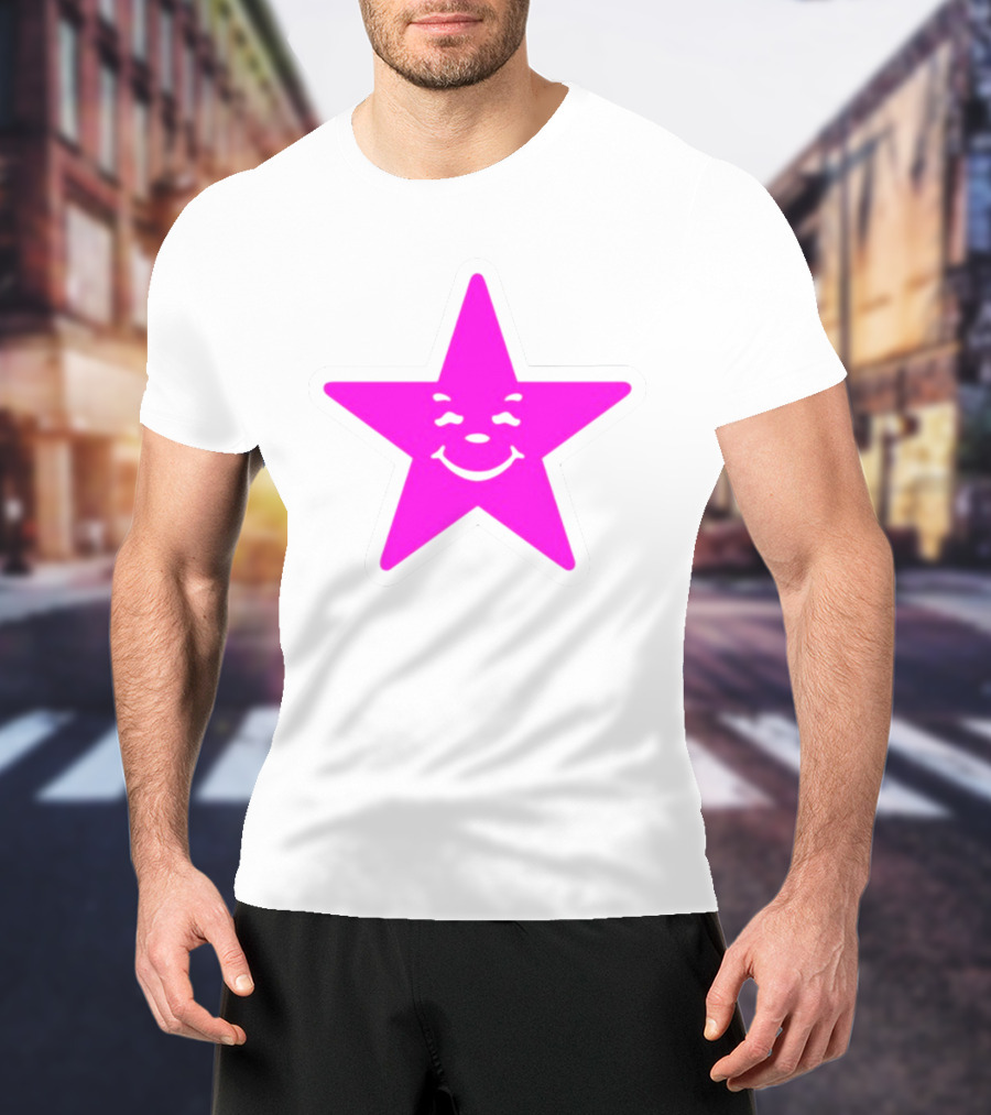 Austin Babbitt Asspizza Smiling Star Pink T-Shirt