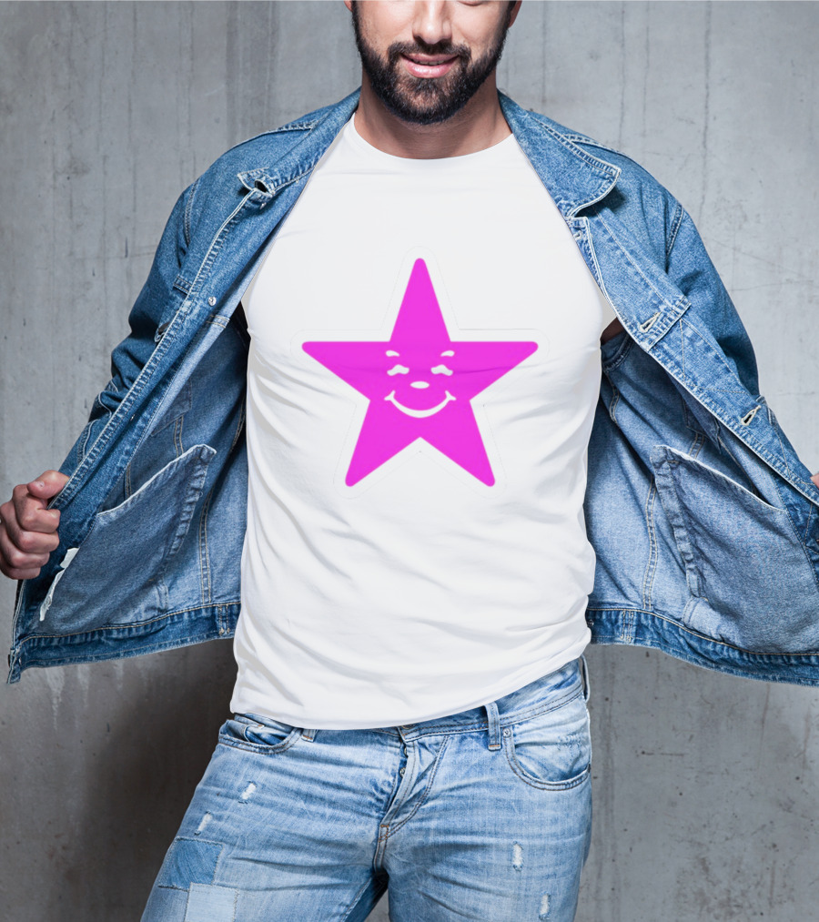 Austin Babbitt Asspizza Smiling Star Pink T-Shirt