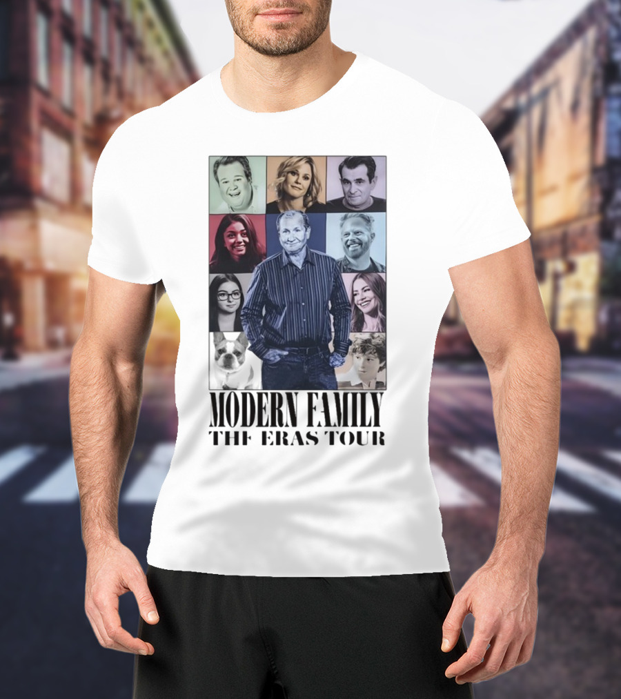 Modern Family The Eras Tour Cast Collage T-Shirt