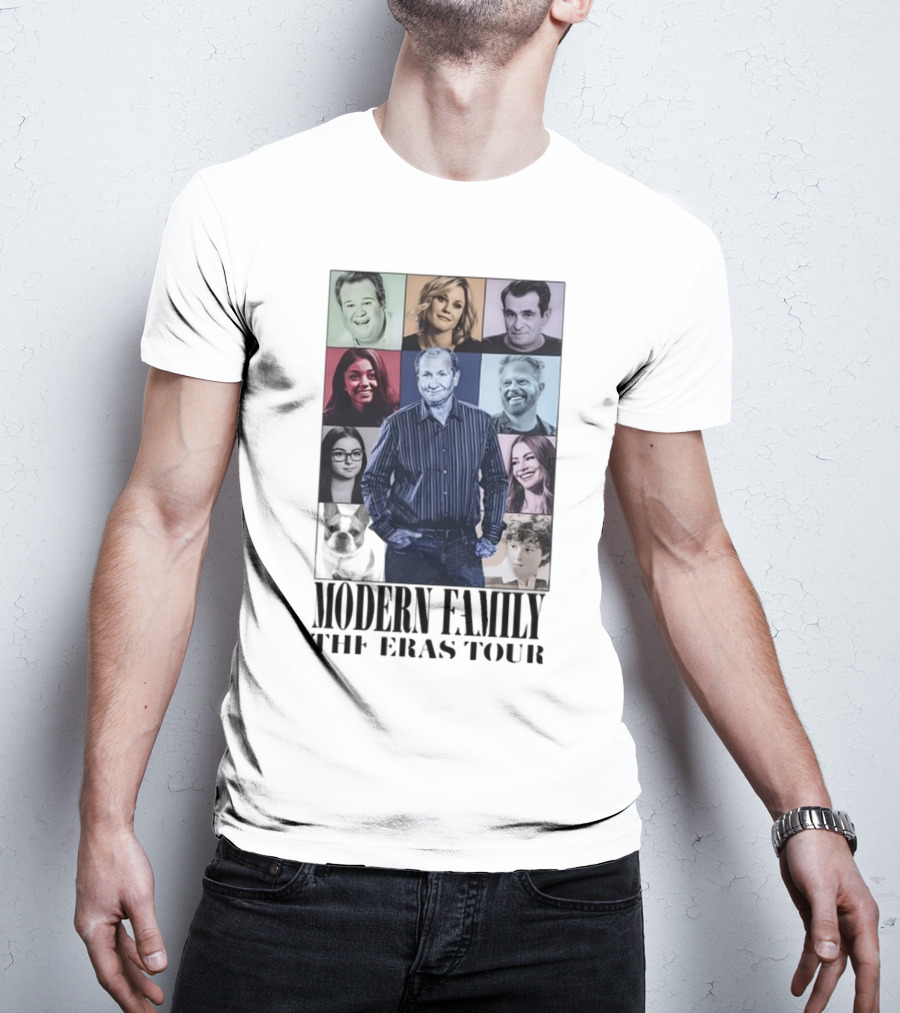 Modern Family The Eras Tour Cast Collage T-Shirt