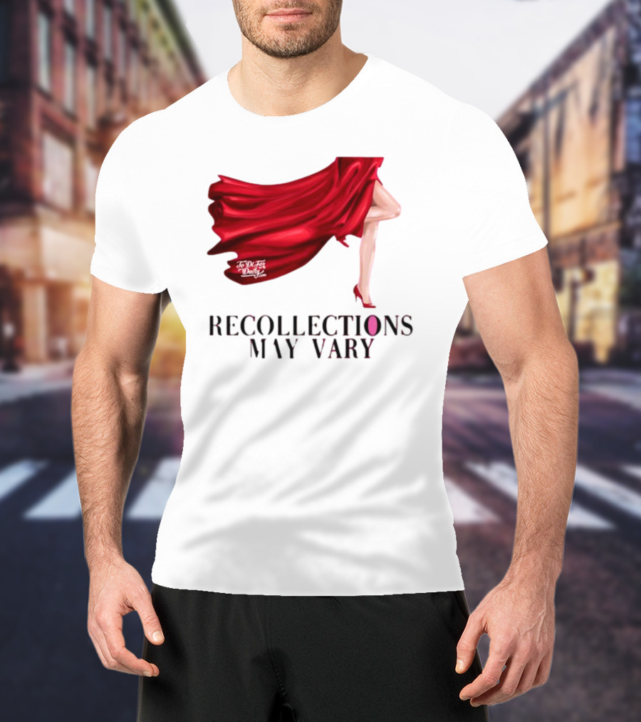 Recollections May Vary Red Dress Princess Of Wales T-Shirt