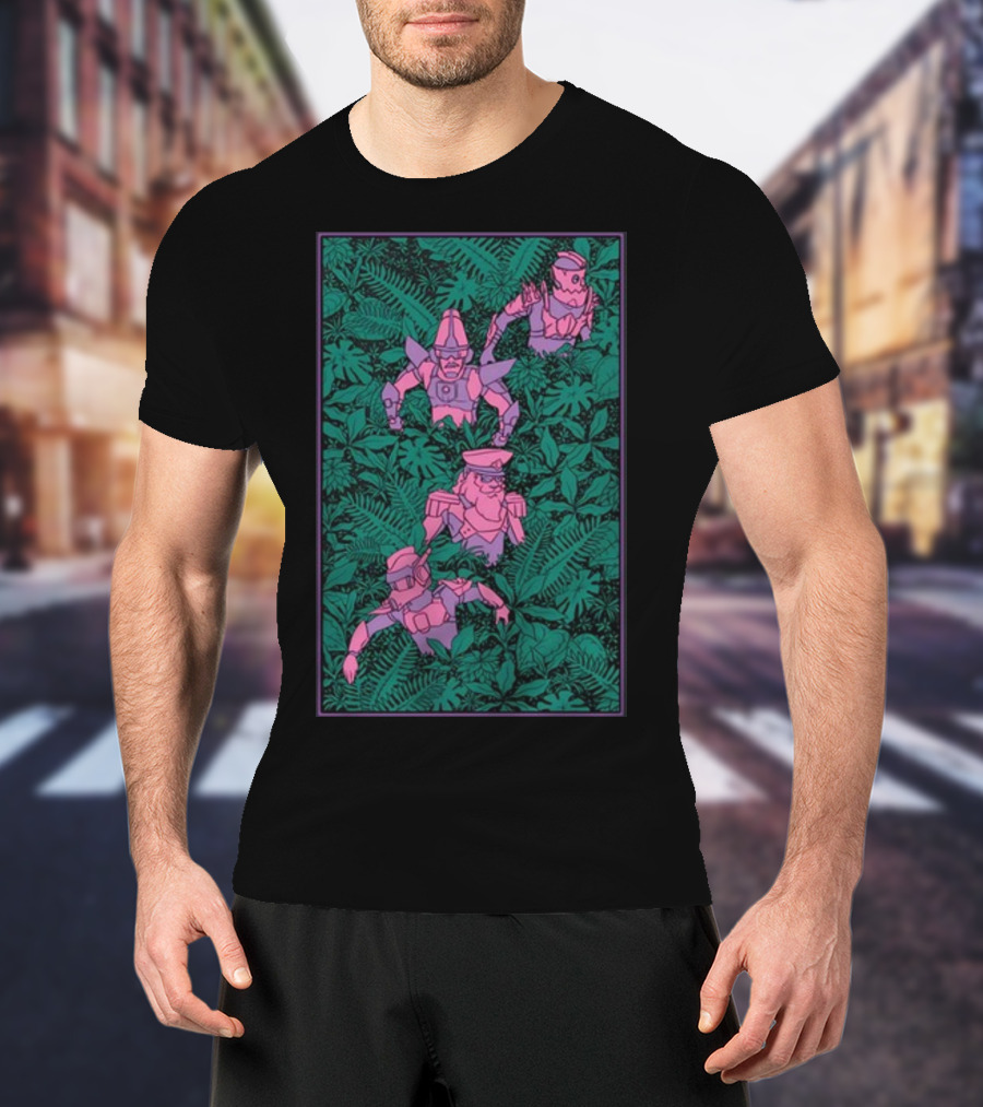 Rainforest Robot Explorers Jungle Expedition T-Shirt