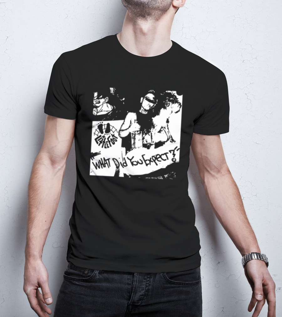 Little Foot What Did You Expect Comic Style Monochrome T-Shirt