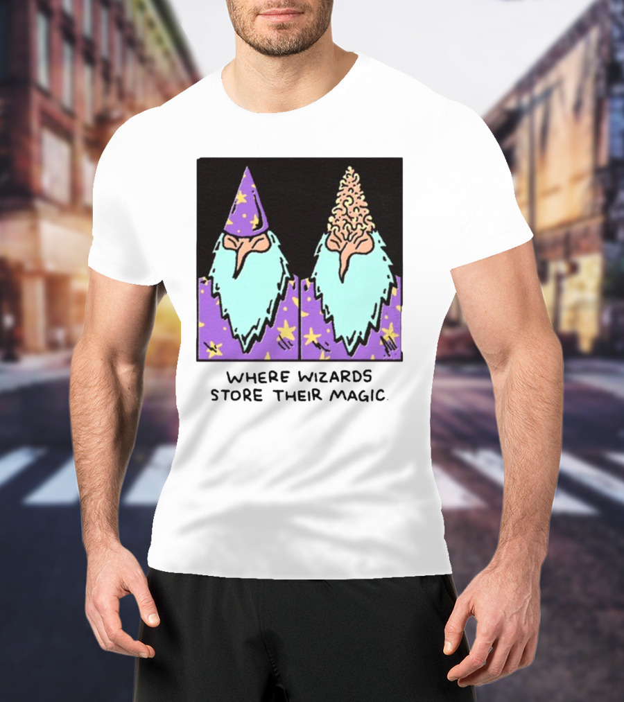 Where Wizards Store Their Magic T-Shirt