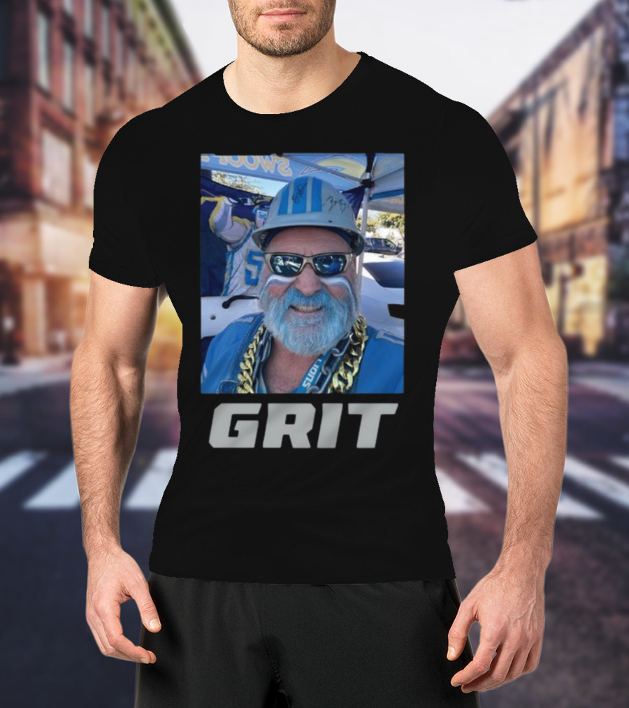 Lions Grit Gameday Enthusiast Celebrating Ron Crackman Crachiola T-Shirt