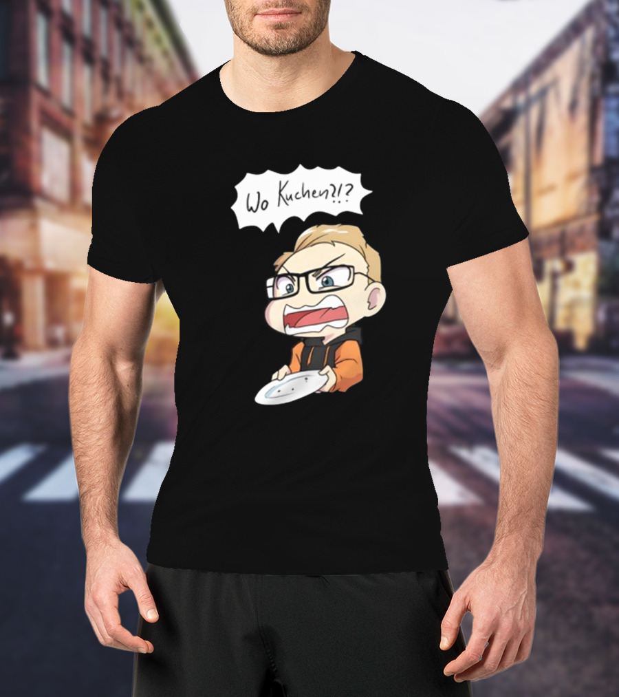 Wo Kuchen Kittycat Cakes Damen Comic Style Character T-Shirt