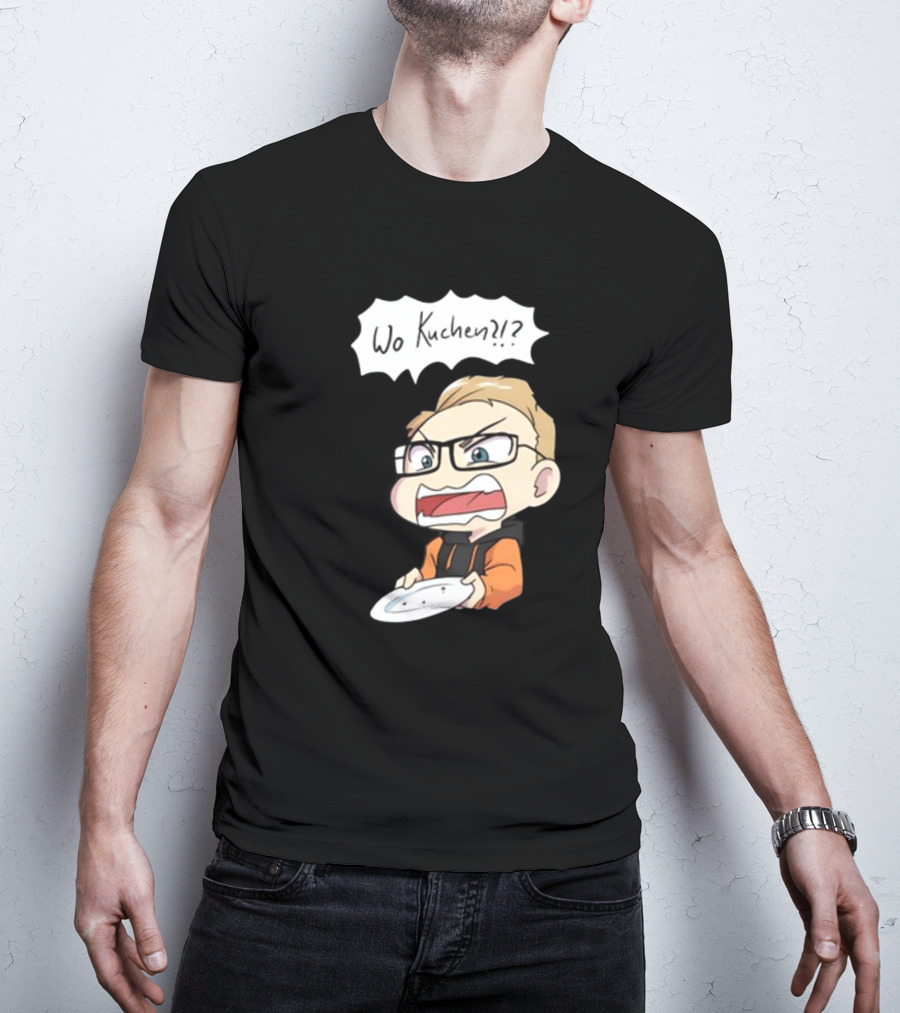 Wo Kuchen Kittycat Cakes Damen Comic Style Character T-Shirt