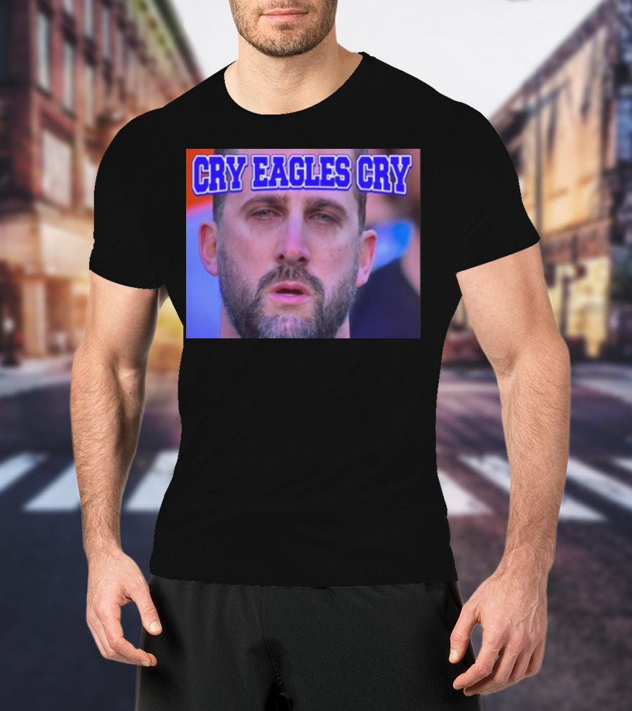 Shan Shariff Nick Sirianni Cry Eagles Cry Cry Eagles Cry T-Shirt