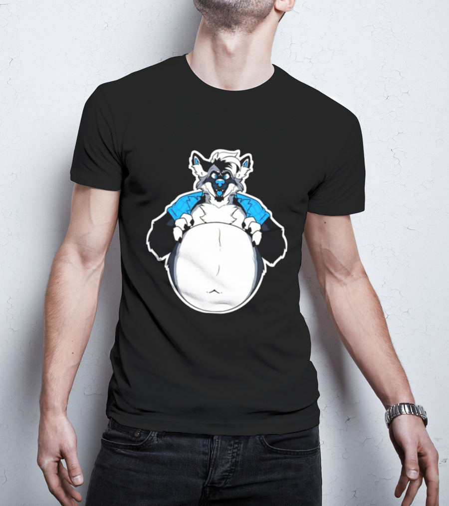 Sloshdog Jax's Cool Wolf Character T-Shirt