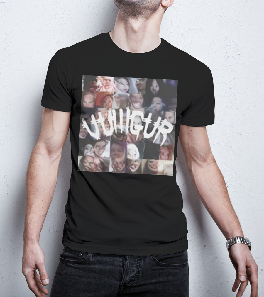 Vulllgur Collage Ritual Faces T-Shirt