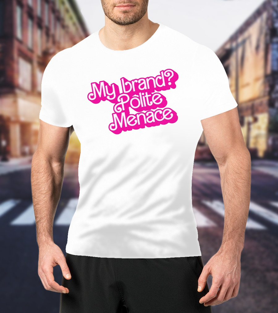 My Brand Polite Menace Barbie New T-Shirt