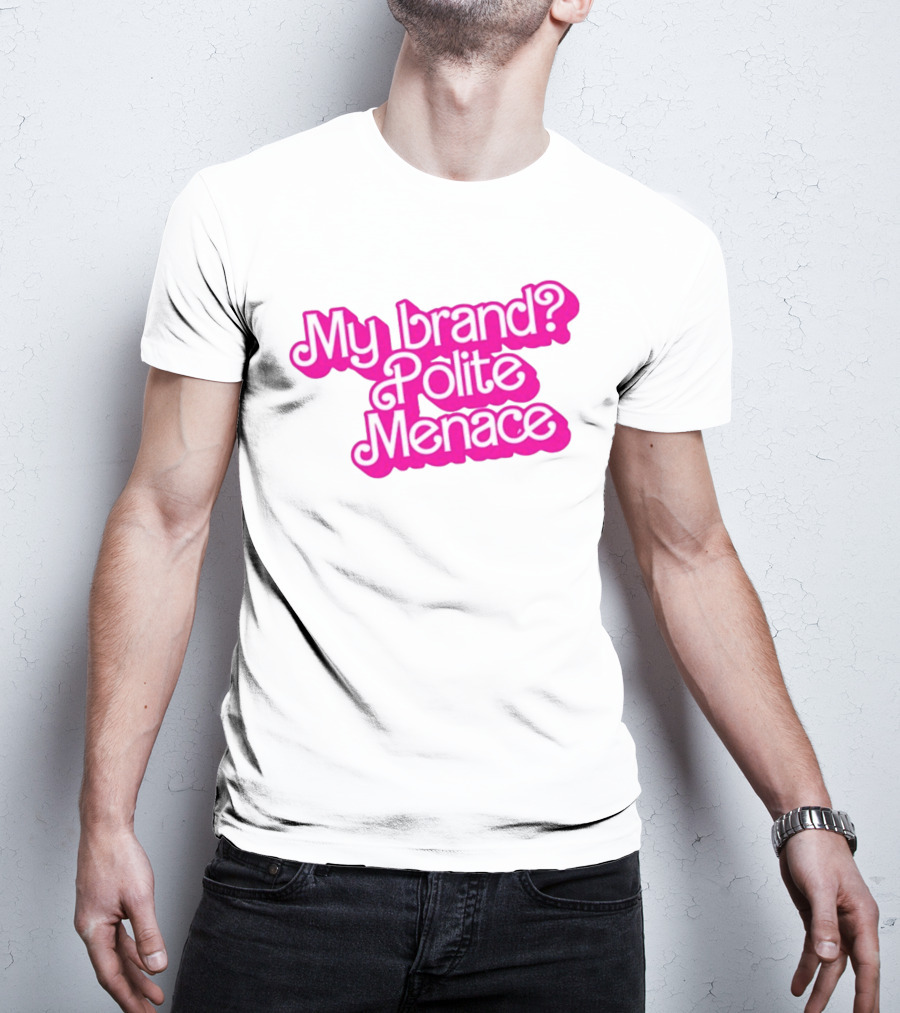 My Brand Polite Menace Barbie New T-Shirt