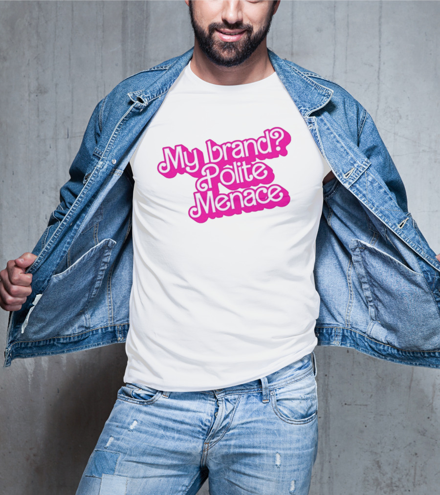 My Brand Polite Menace Barbie New T-Shirt