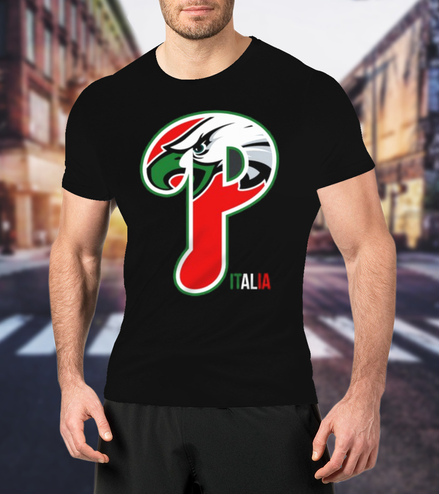 Eagles Phillies Italia P T-Shirt