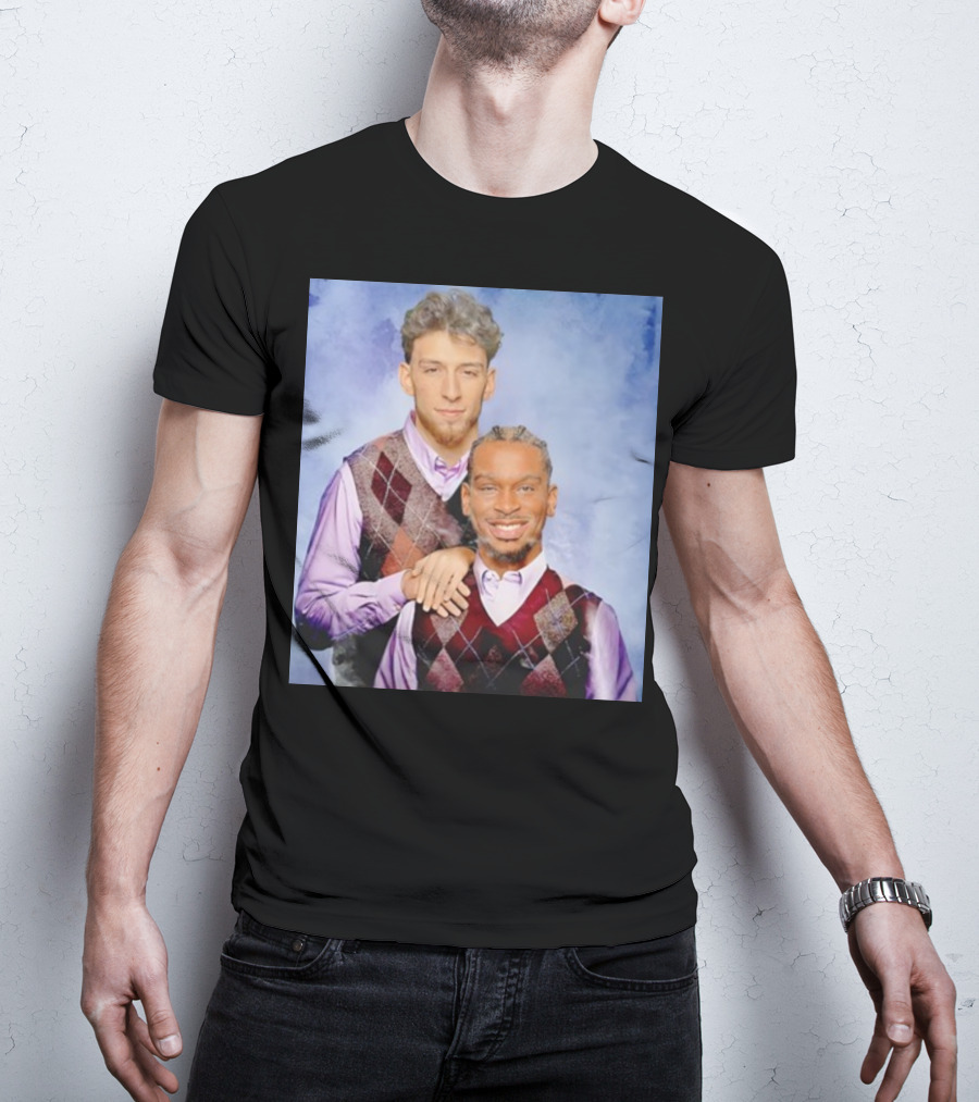 Chet Holmgren Shai Gilgeous Family Portrait Stepbrothers Sweater Look T-Shirt