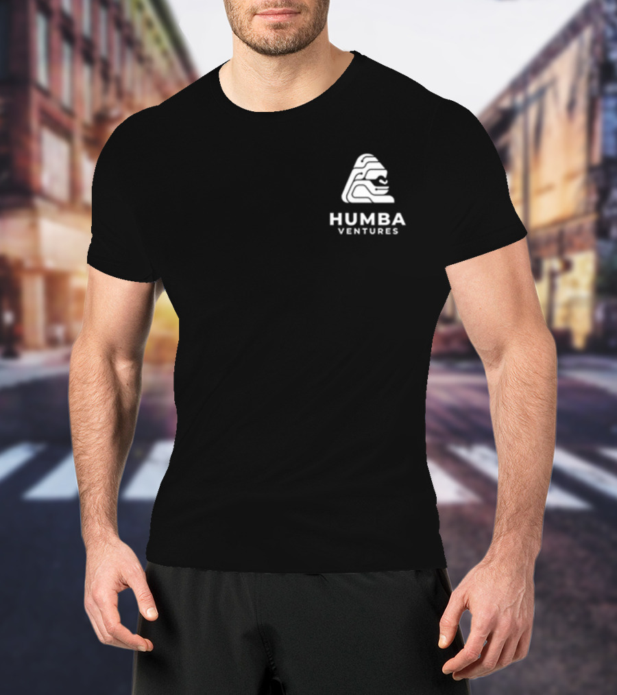 Humba Ventures Black Shirt With White Stylish T-Shirt