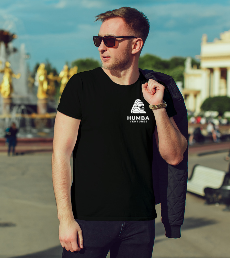 Humba Ventures Black Shirt With White Stylish T-Shirt