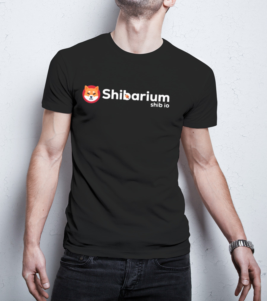 Shibarium Shib Io Shiba Inu Logo Red Circle T-Shirt