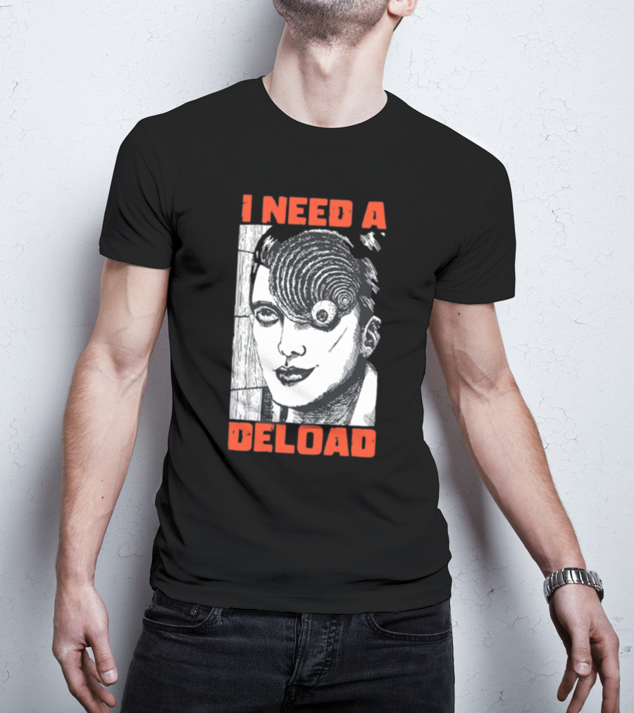 I Need A Deload Spiral Horror Comic T-Shirt