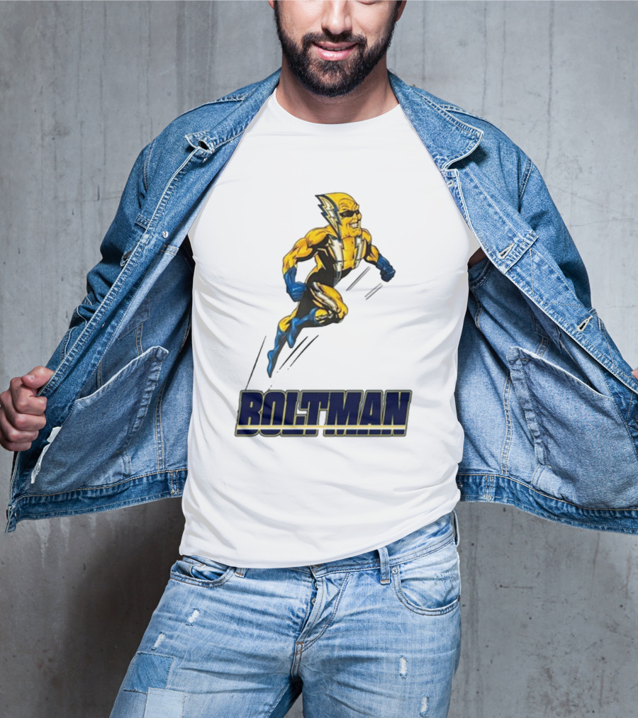 Boltman Superhero With Lightning Costume T-Shirt