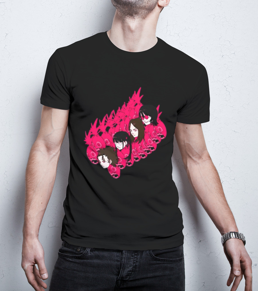 Concert Exclusive Jun Inagawa Pink Monster Characters T-Shirt