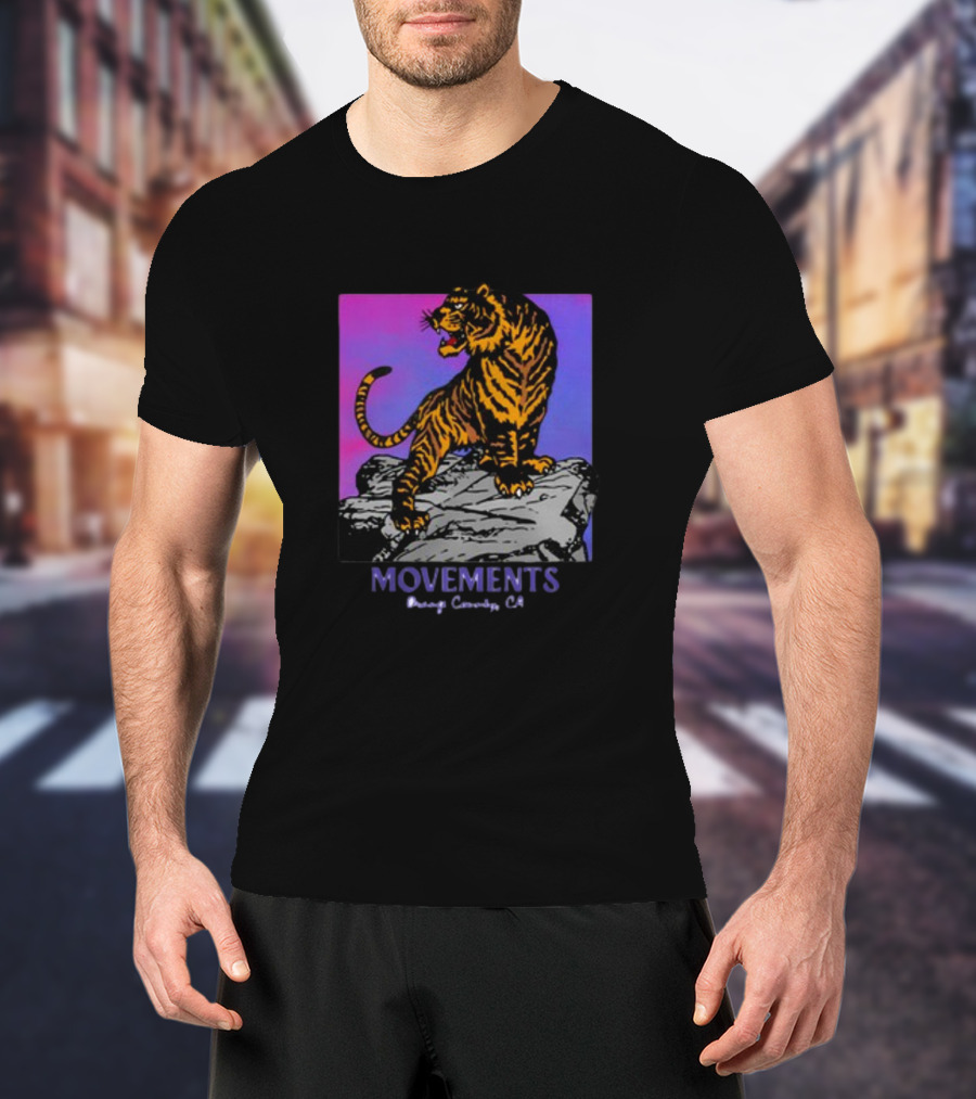Movements Tiger Orange County CA T-Shirt