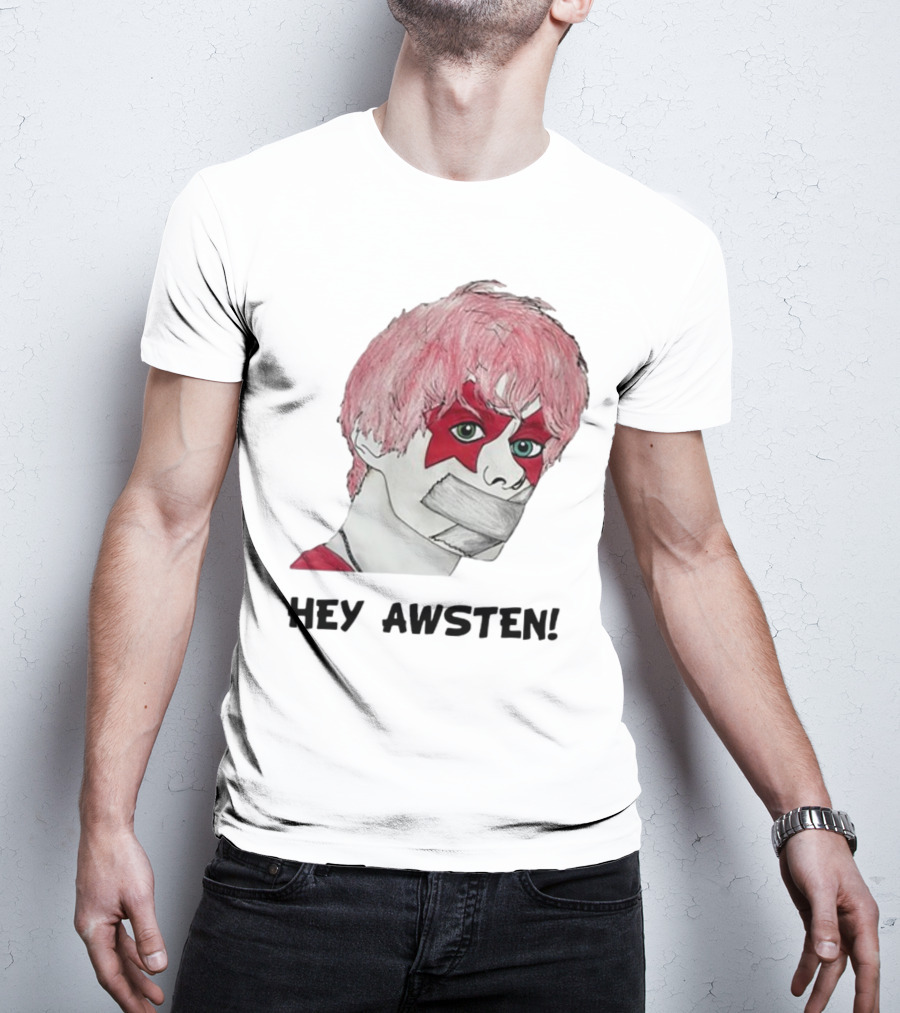 Hey Awsten Are You Gonna Play Sneaking Out Of Heaven Masked Punk T-Shirt