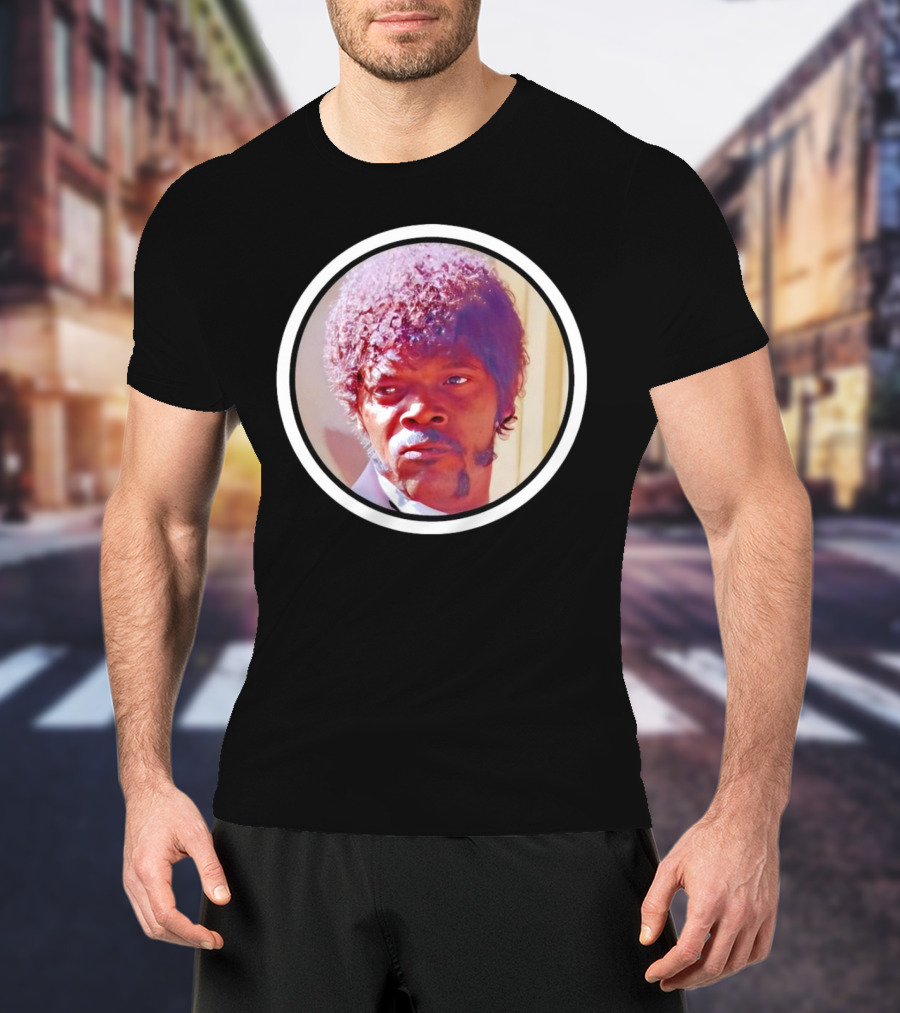 Jules Winnfield Iconic Look Pulp Fiction Samuel L Jackson Photo T-Shirt