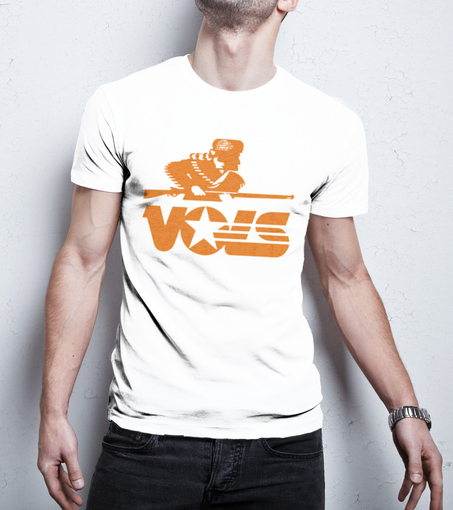 Tennessee Vols Vintage Rifle Star Retro T-Shirt