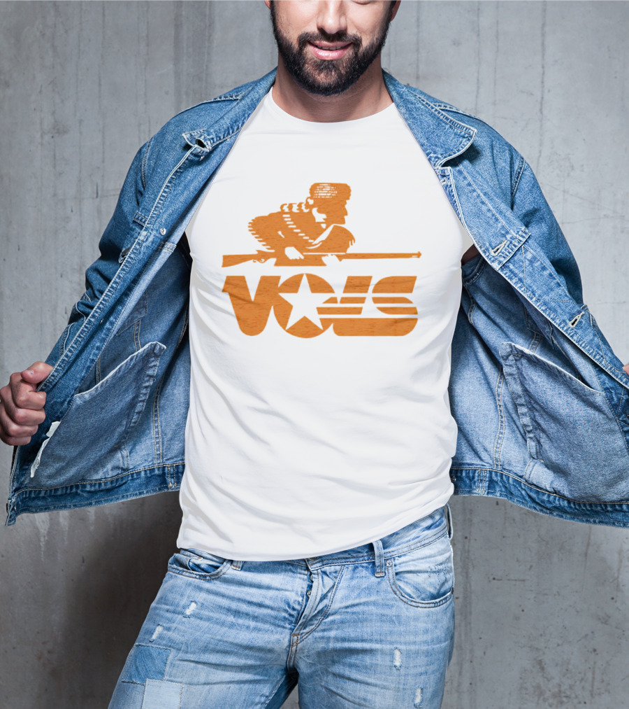 Tennessee Vols Vintage Rifle Star Retro T-Shirt