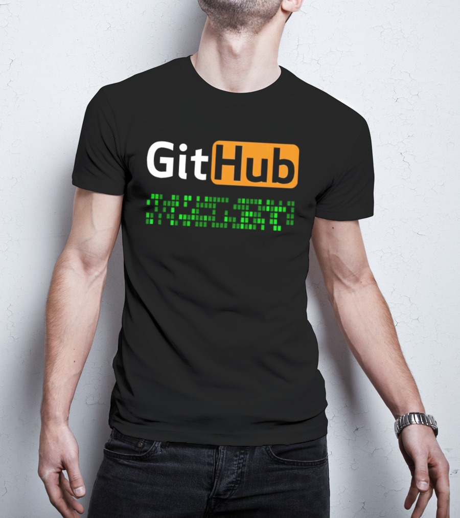 GitHub Code Contribution Squares T-Shirt