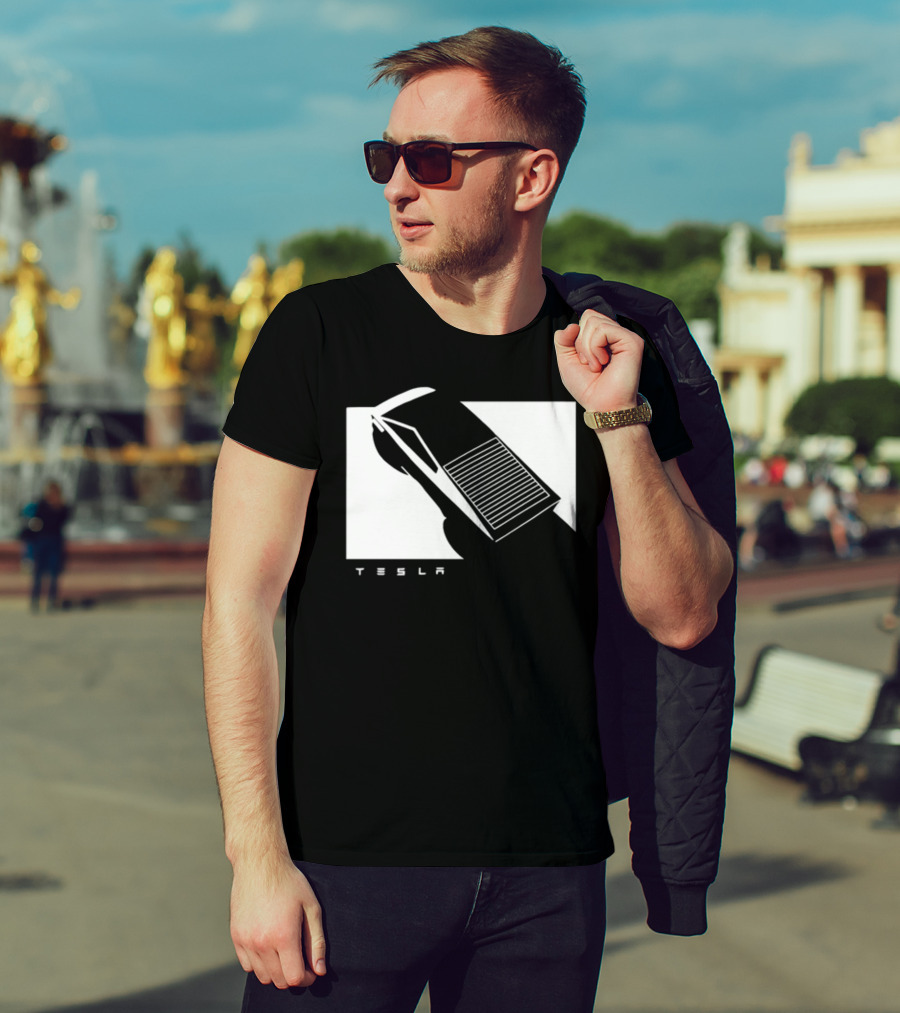 Tesla Cybertruck Monochrome Concept T-Shirt