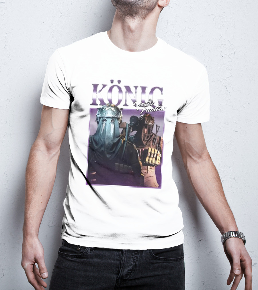 König Kortac Faction Masked Figures With Tactical Gear T-Shirt