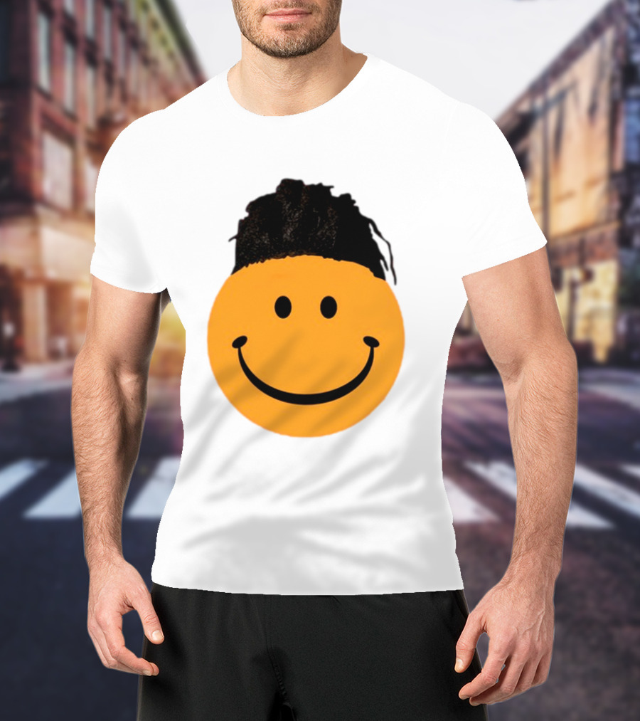Smiling Face Have A Nice Game Emoji With Hair T-Shirt