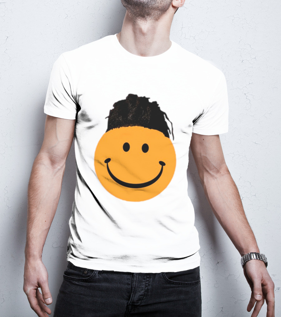 Smiling Face Have A Nice Game Emoji With Hair T-Shirt