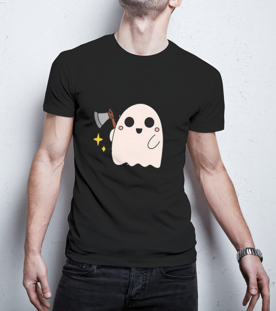 Your Face Pisses Me Off Ghost With Axe T-Shirt