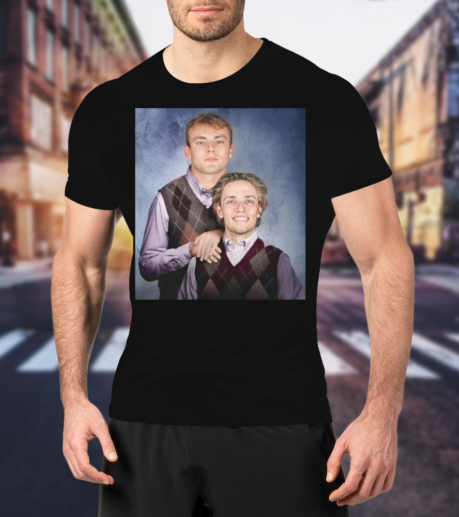 Carson Beck Brock Bowers Step Brothers Comedy Portrait T-Shirt