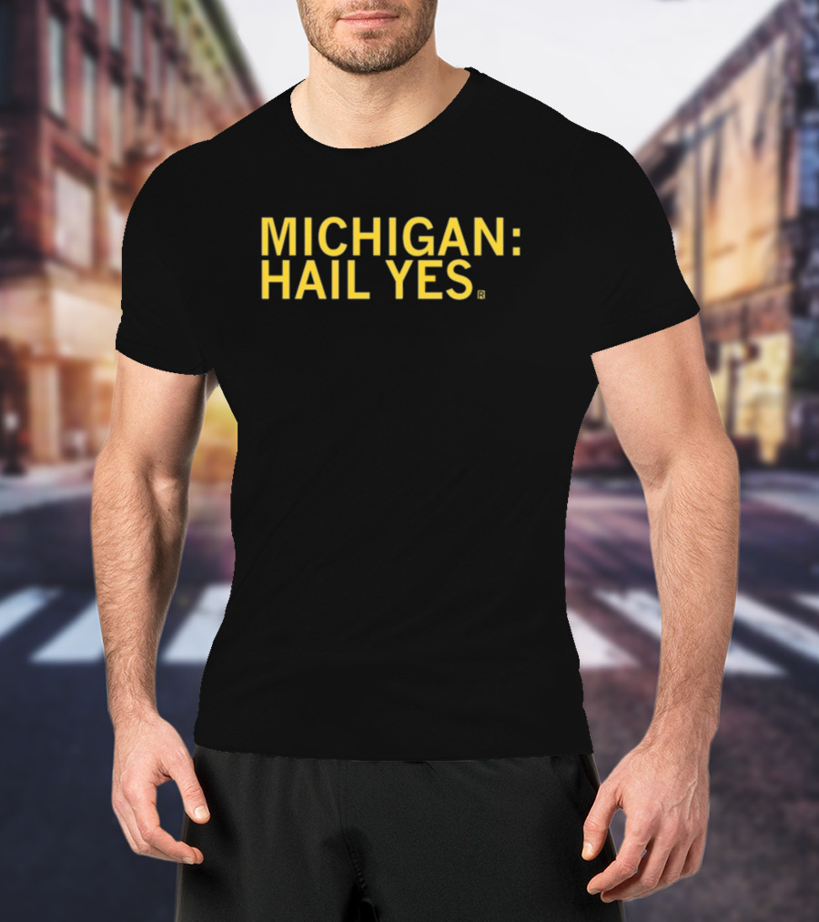 Raygun Michigan Hail Yes T-Shirt