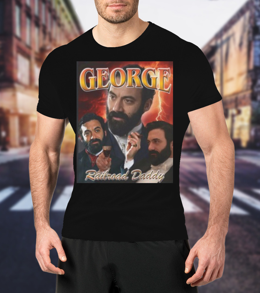 GEORGE Railroad Daddy Mummy Dearest Podcast T-Shirt
