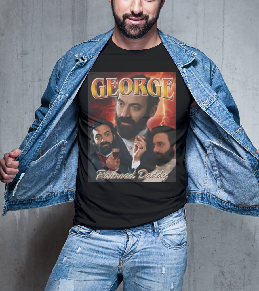 GEORGE Railroad Daddy Mummy Dearest Podcast T-Shirt